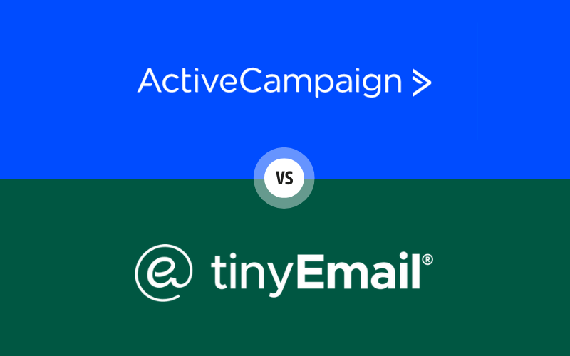 You are currently viewing ActiveCampaign vs tinyEmail: Easy Email Marketing in [2024]
