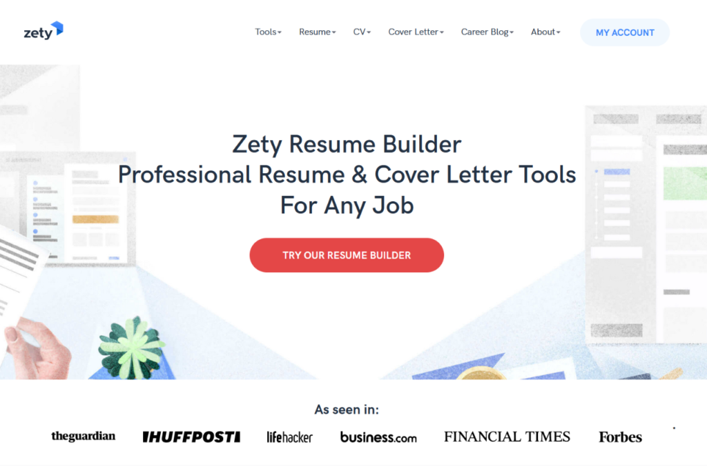 Zety is another of the best ai resume builders.